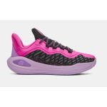 Color Pink of the product Under Armour Curry 11 Girl Dad GS