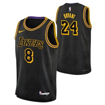 Maillot NBA Kobe Bryant Los Angeles Lakers Nike City Edition black/amarillo | Nike