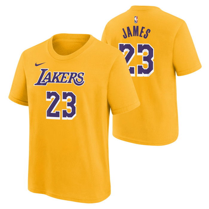 T-Shirt NBA Enfant Lebron James Los Angeles Lakers Nike Icon Edition N&N