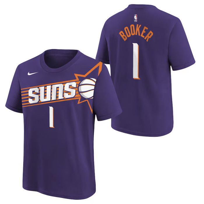 T-Shirt NBA Enfant Devin Booker Phoenix Suns Nike Icon Edition N&N