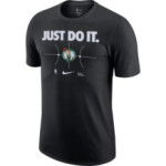Color Black of the product T-shirt Nike Boston Celtics Just do it NBA