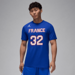 Color Bleu du produit T-shirt Victor Wembanyama Jordan Name&Number Team...