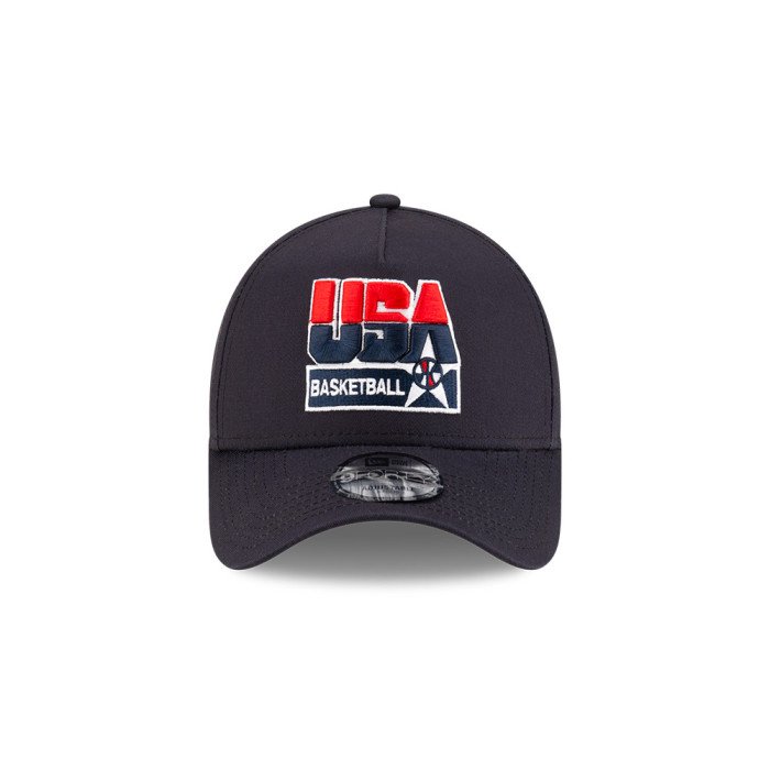 Casquette New Era USA Basketball 9Forty A-frame Navy image n°1