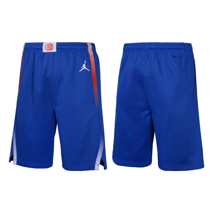 Short Team France Road Enfant Jordan Hyper Royal