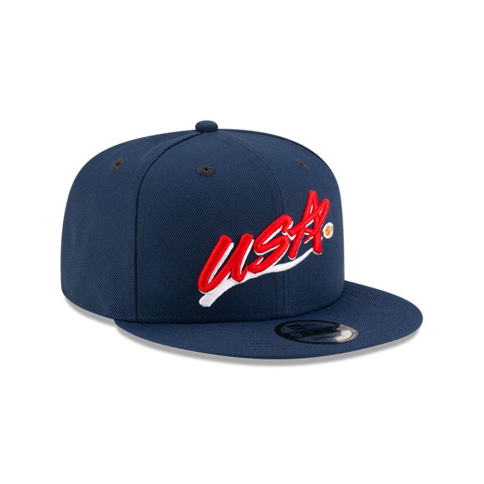 Casquette New Era USA Basketball 9Fifty Navy image n°1