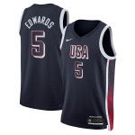 Color Blue of the product Maillot Nike Team USA Limited Road Anthony Edwards