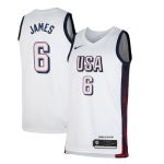 Color White of the product Maillot Nike Team USA Limited Home Lebron James