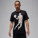 Color Black of the product T-shirt Jordan black NBA