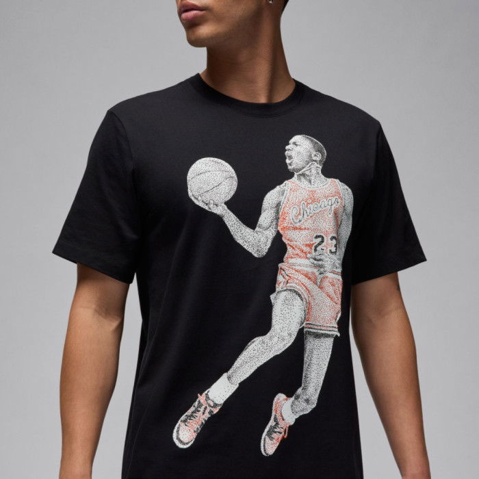 T-shirt Jordan black NBA image n°4