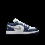 Color Blue of the product Air Jordan 1 Low Midnight Navy Enfants GS