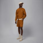 Color Beige / Brown of the product Short Jordan Brooklyn Fleece desert bronze/white