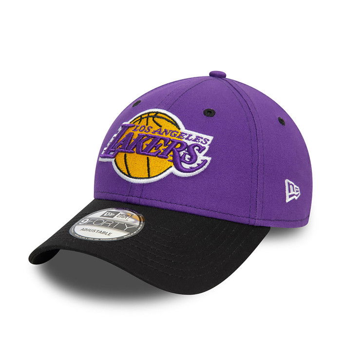 Casquette New Era NBA Los Angeles Lakers Side Patch 9Forty Purple image n°3