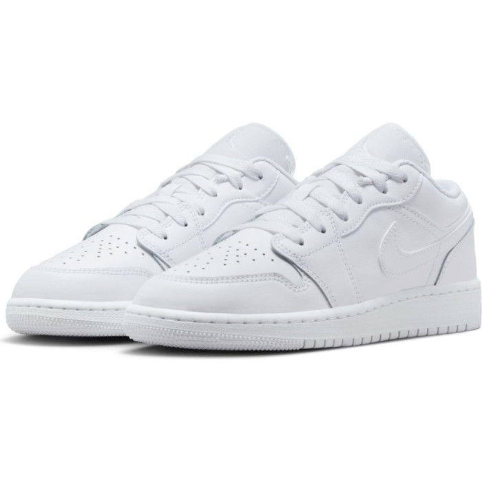 Air Jordan 1 Low Triple White Enfants GS image n°3