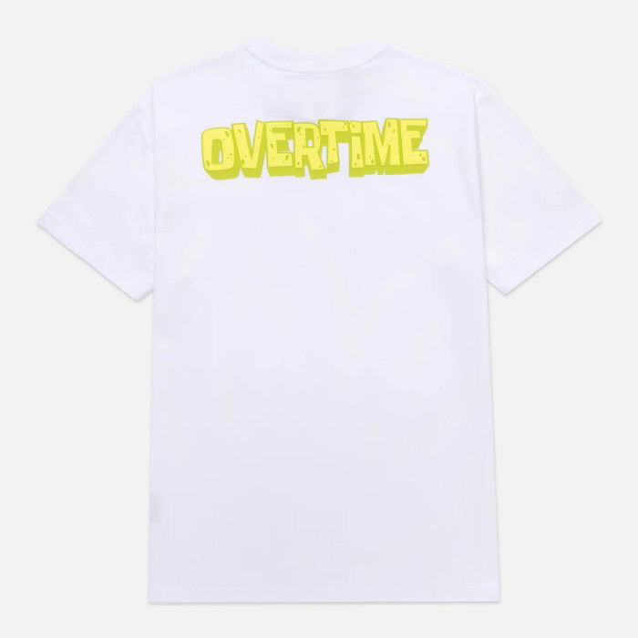 T-shirt Overtime Spongebob Classic Tee White image n°3