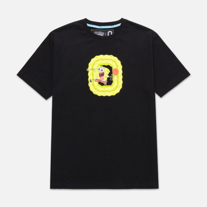 T-shirt Overtime Spongebob Classic Tee Black image n°1