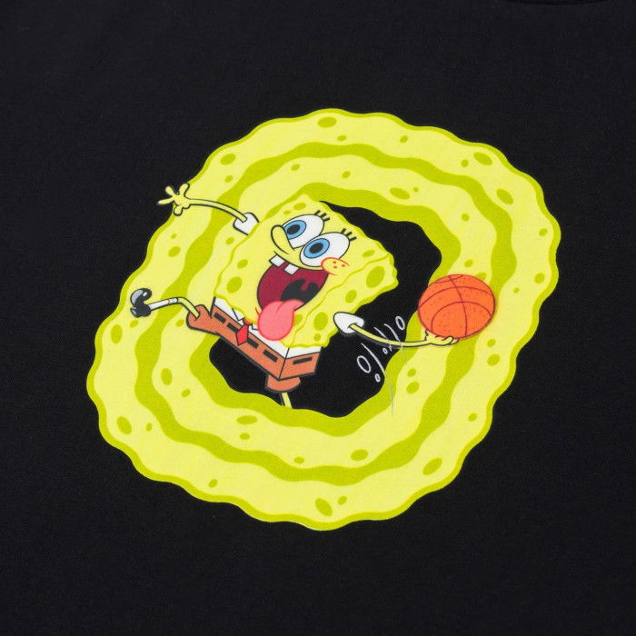 T-shirt Overtime Spongebob Classic Tee Black image n°3