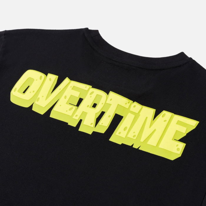 T-shirt Overtime Spongebob Classic Tee Black image n°2