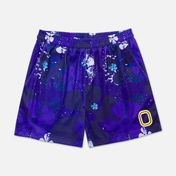 Short Overtime Spongebob Floral Shorts Purple | Overtime
