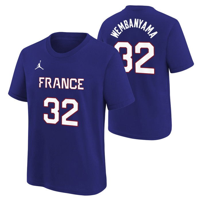 T-Shirt Victor Wembanyama Enfant Team France Nike