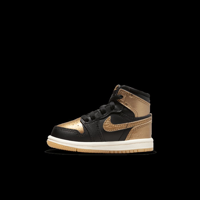 Air Jordan 1 Retro High OG "Black and Gold" Enfants PS image n°3