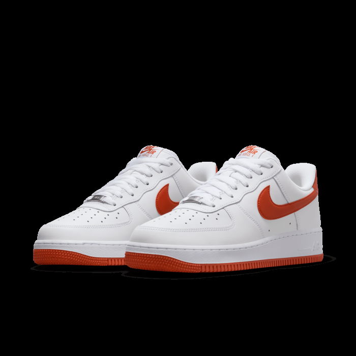 Nike Air Force 1 '07 White/Dragon Red image n°5