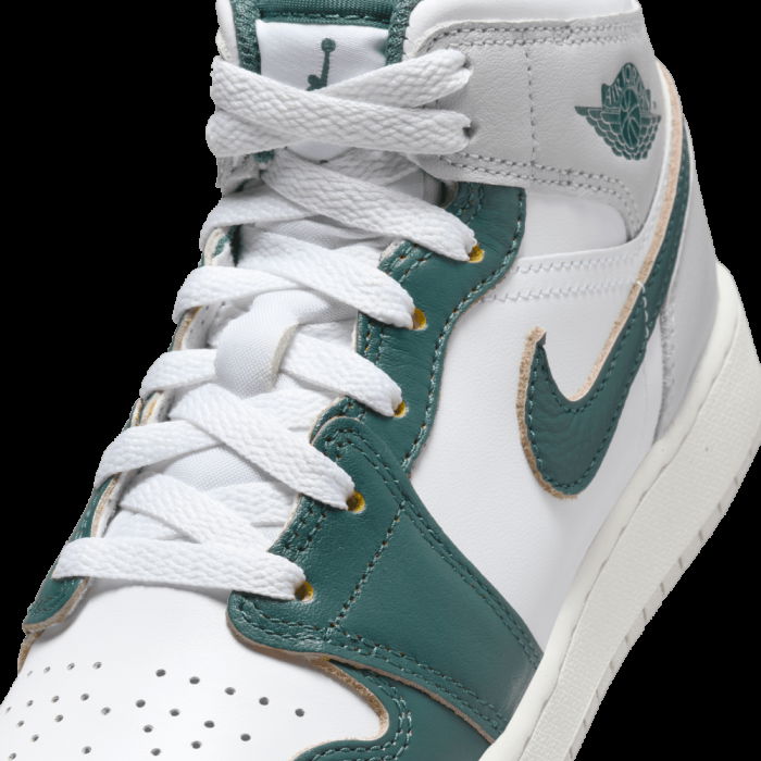 Air Jordan 1 Mid SE Oxidized Green Enfants GS image n°6