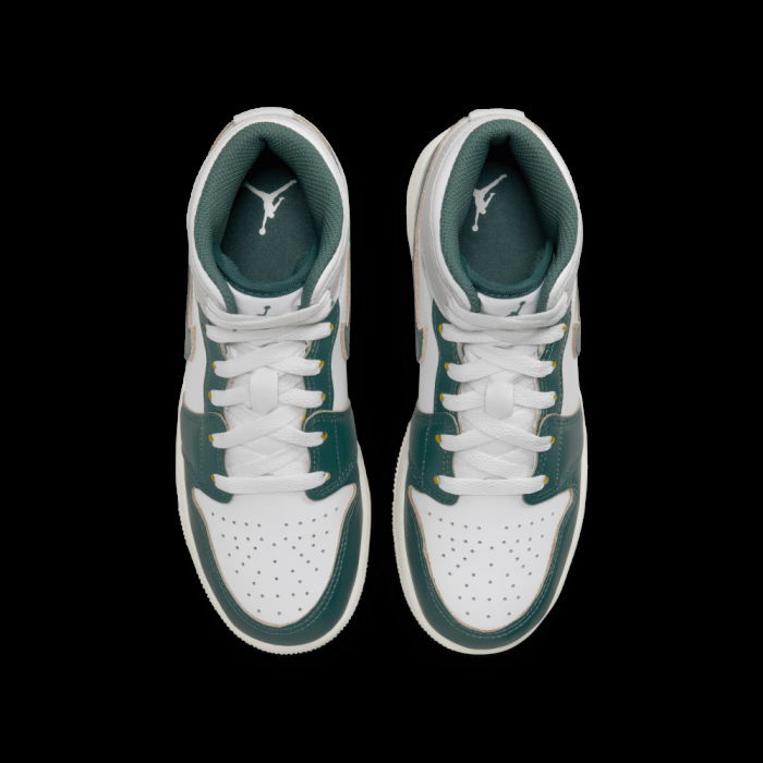 Air Jordan 1 Mid SE Oxidized Green Enfants GS image n°5