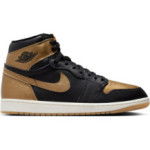 Color Black of the product Air Jordan 1 Retro High OG Black and Gold