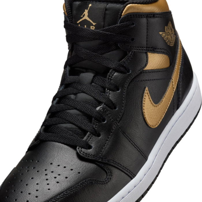 Air Jordan 1 Mid Black Gold image n°8