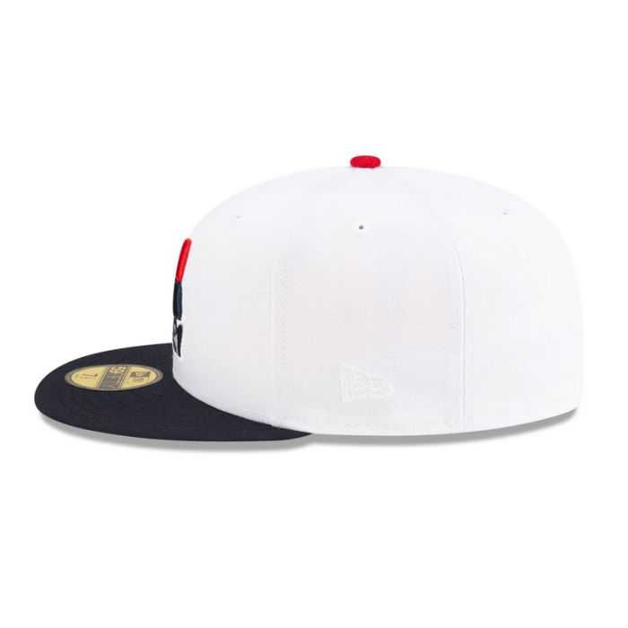 Casquette New Era USA Basketball White Navy 1992 59Fifty image n°5