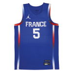 Color Blue of the product Maillot Nicolas Batum Team France Jordan Limited Road