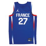 Color Bleu du produit Maillot Rudy Gobert Team France Jordan Limited Road