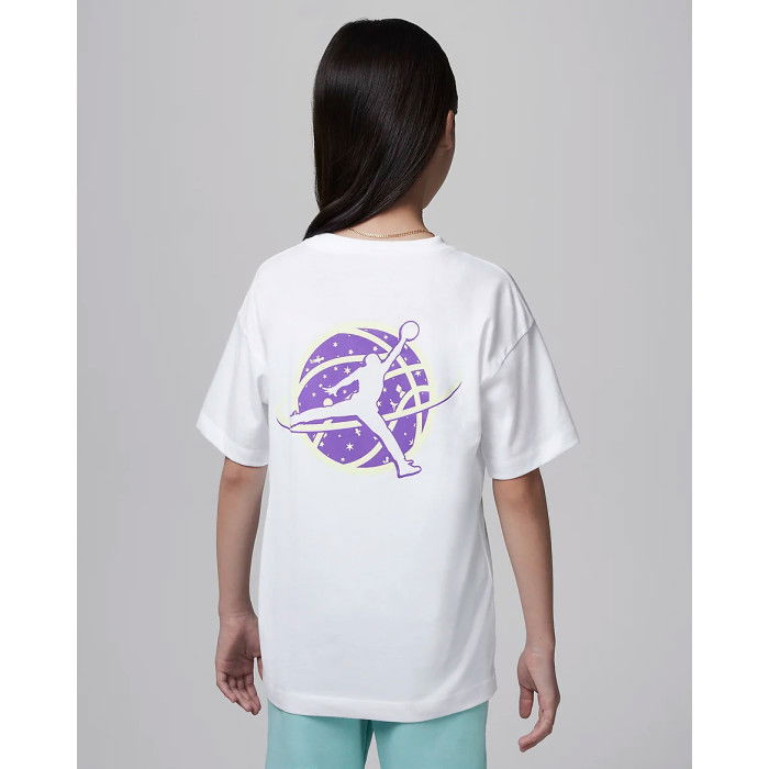 T-shirt Jordan Galaxy Game SS Tee Girls White image n°2