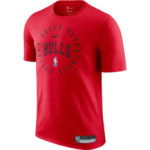 Color Rouge du produit T-shirt Nike NBA Chicago Bulls university red