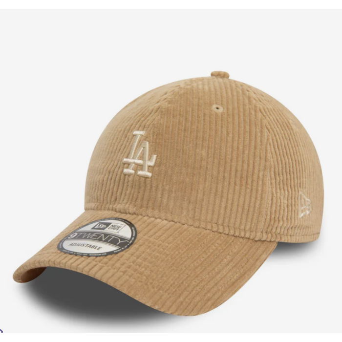 Casquette New Era Los Angeles Dodgers Velour 9Twenty Beige image n°3