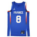 Color Bleu du produit Maillot Isaïa Cordinier Team France Jordan Limited Road