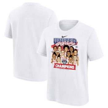 T-shirt Nike USAB Women Caricature Tee Enfants | Nike