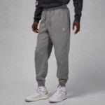 Color Grey of the product Pantalon Jordan Brooklyn Fleece carbon heather/white