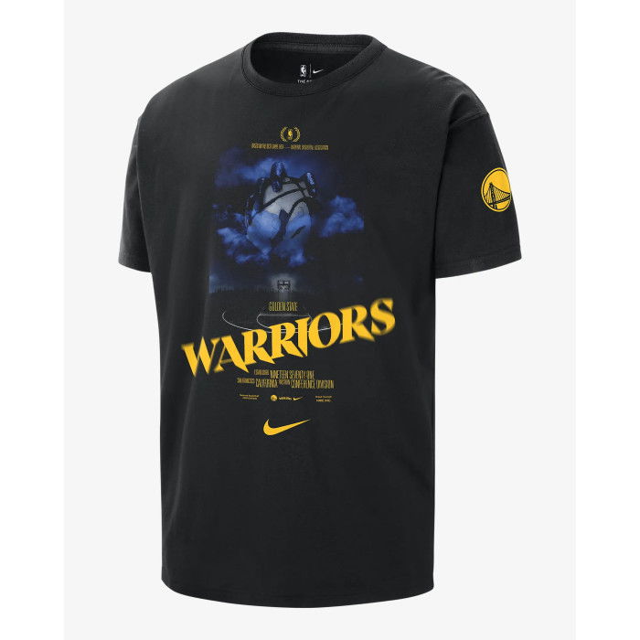 T-shirt Golden State Warriors Courtside black NBA