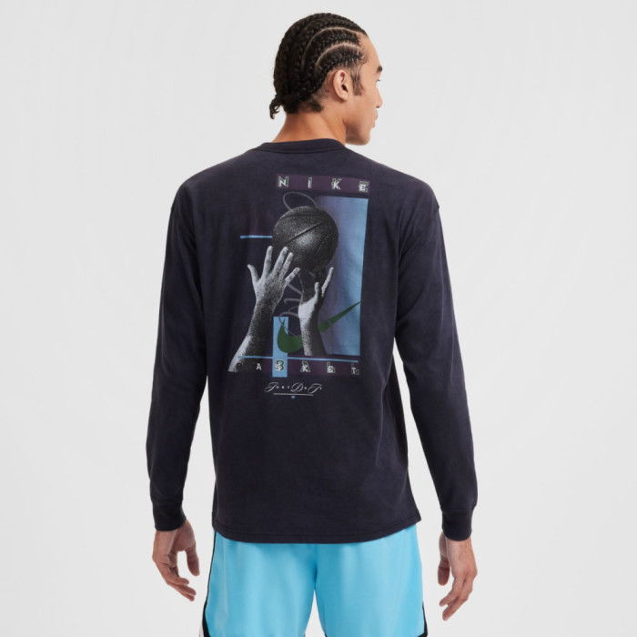 Long Sleeve T-shirt Nike Basketball black image n°1