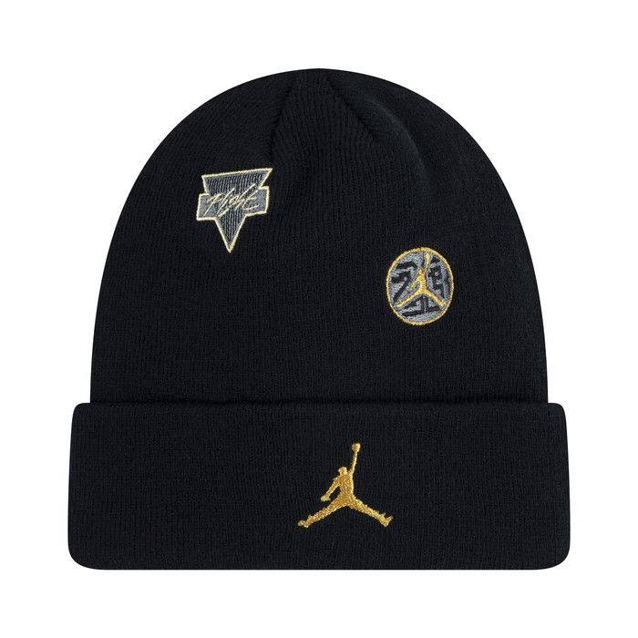 Bonnet Jordan See Me Shine Beanie Black/gold