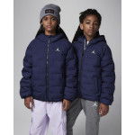 Color Bleu du produit Doudoune Jordan enfant Welded Puffer Midnight Navy