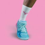 Color Blanc, Rose du produit Chaussettes Performance b4b Retourne Le Game White/pink