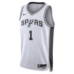 Color Blanc du produit Maillot NBA Victor Wembanyama San Antonio Spurs...