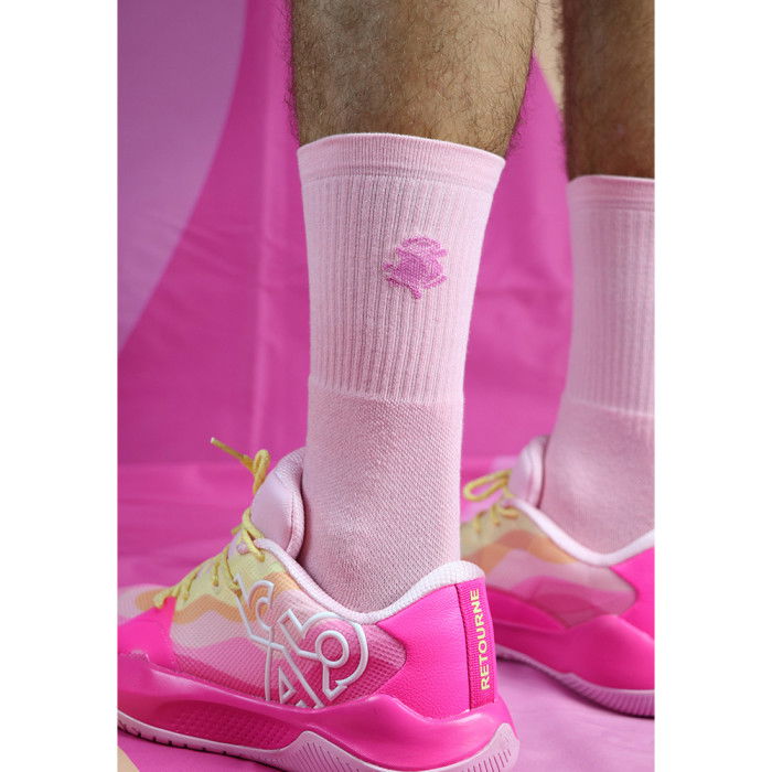 Chaussettes Performance b4b Retourne Le Game Flower Pink image n°3