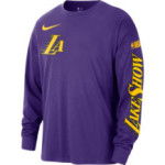 T-shirt manches longues NBA Los Angeles Lakers Nike 2024/25 City Edition Max90 Tee