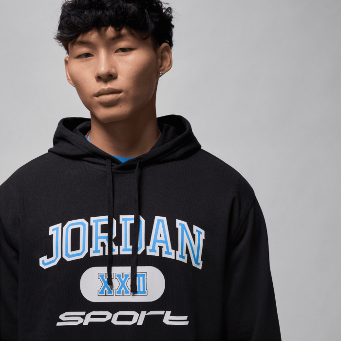 Sweat à capuche Jordan Sport Crossover black/legend blue image n°3