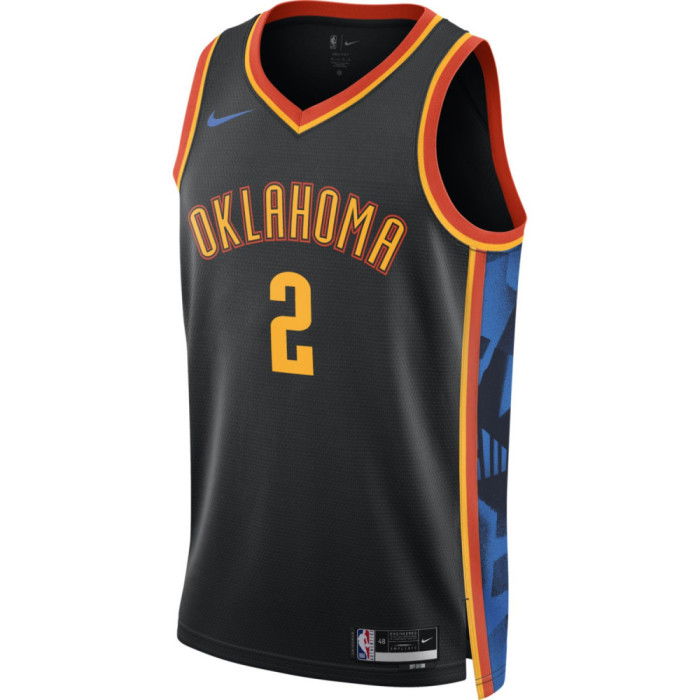 NBA Shai Gilgeous-Alexander Oklahoma City Thunder Nike 2024/25 Jersey City Edition Swingman