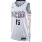 Color Blanc du produit Maillot NBA Nikola Jokic Denver Nuggets Nike 2024/25...