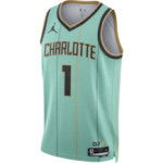 Color Green of the product Maillot NBA Lamelo Ball Charlotte Hornets Nike...